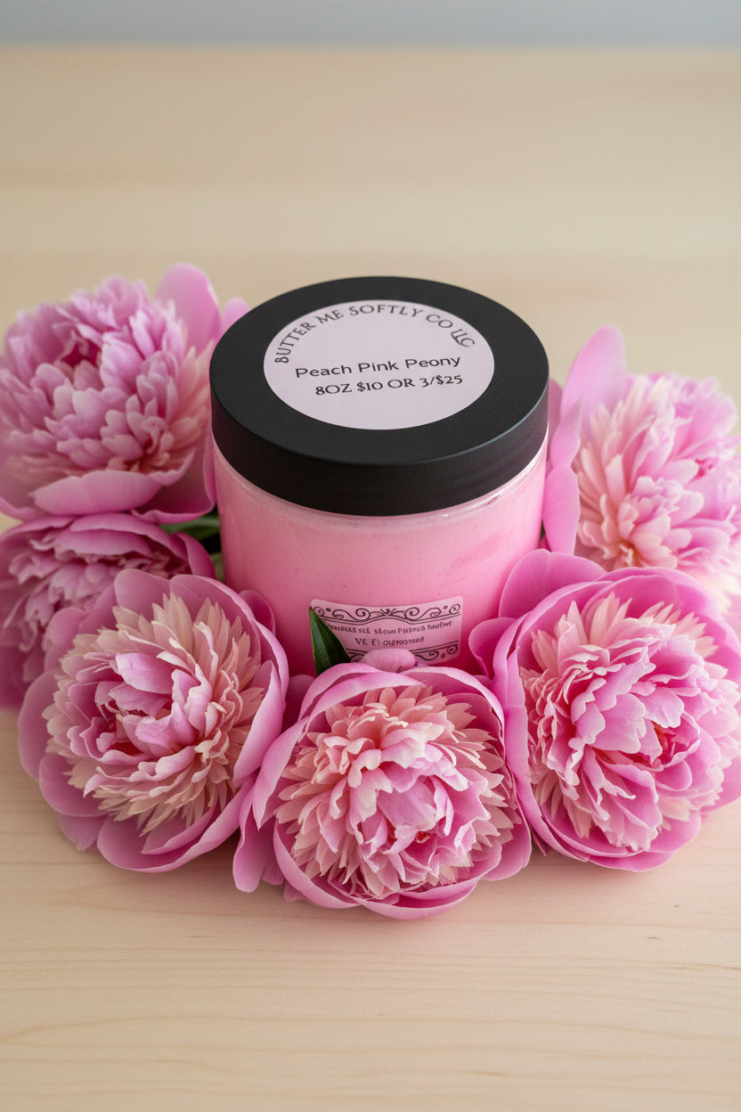 Peach Pink Peony 8oz