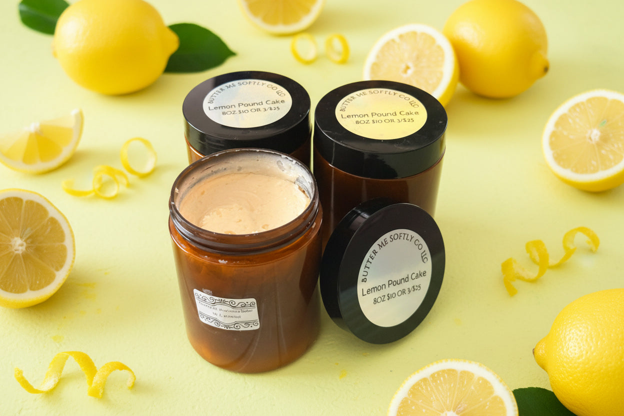 Lemon Pound Cake 8oz￼
