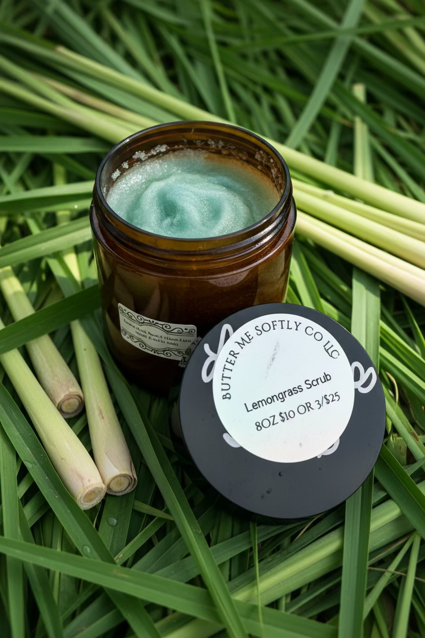 Sugar Scrub Lemongrass 8oz