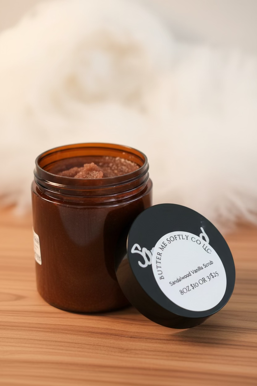 Sugar Scrub Sandalwood Vanilla 8oz